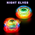 Miniatyrbillede 4 af 8: Krystal Fidget Spinner 5-pak, Partytaske Fyld til Børn, Lysende Håndspinner Legetøj til Stressaflastning Anti Angst, Fødselsdag Graduation Gaver