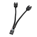 Pikkukuva 3 / 4: Usb 2.0 Sisäinen Emolevyn Liitäntäkaapeli Usb 2.0 9-nastainen Naaras-Uroskaapeli