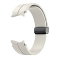 Miniatyrbilde 1 av 7: Silikonrem uten mellomrom for Samsung Galaxy Watch 5/4 40mm 44mm 5 Pro 45mm Originalt magnetisk armbånd for Watch 4 Classic-rem starlight