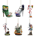 Miniatyrbilde 1 av 5: 6 stk Akryl Juletrærpynt Hengegave Tim Burtons The Nightmare Before Christmas Jack og Sally