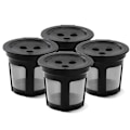 Miniatyrbillede 1 af 4: Pakke med 4 K-kopper Genanvendelige Kaffepuder til Dual Brew Kaffemaskine Permanente K-kopper Filtre Kaffe Ac