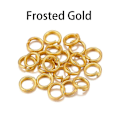 Pikkukuva 1 / 5: 200 kpl/erä 4 5 6 8 10 mm hyppyrenkaita avorenkaita liittimiä tee-se-itse korujen löytämiseen ja valmistukseen Frosted Gold 6mm