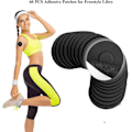 Miniatyrbillede 1 af 5: Sensorbeskyttelse til Freestyle Libre, vandtætte sensor-klæbemærker, CGM-sensorbeskyttelse uden lim Black 20pcs