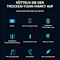 Pikkukuva 3 / 5: Korvan sisäiset kuulokkeet, Samsung Android Iphone langattomat kuulokkeet
