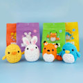 Miniatyrbild 1 av 4: Woobles Häklsats för Nybörjare i Enkel Pea Garn, som Sändes på Shark Tank Penguin Rabbit
