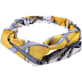Miniatyrbilde 2 av 5: 1 stk Hårbånd 1 Pakke Hodebånd for Kvinner Elastisk Hodebånd Sklisikkert Mote Kvinners Turban Hode Yellow