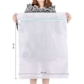 Miniatyrbilde 2 av 4: Vaskepose Stor, Vaskepose Xxl 90x110cm 2 Stykker Vaskepose Gjenbrukbare Vaskeposer Med Glidelås Stor For Vaskeposer Vaskeposer Vaskepose Vask
