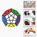 Miniatyrbilde 3 av 5: Rubiks kube 3x3, 3x3 Dodekaeder Speed ​​Cube, Puzzle Speed ​​Cube for barn og voksne, svart
