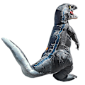 Miniatyrbild 5 av 5: Halloween-dräkt Uppblåsbar Dinosaur Kläder Raptor Dinosaur Kostym Djur Cosplay För Vuxna Män Kvinnor