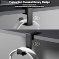 Miniatyrbilde 4 av 7: Justerbart Hodetelefonstativ: Hodetelefonstativ Svart_2 Pakning Black_2 Pack