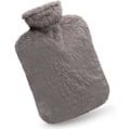 Pikkukuva 4 / 4: Kuumvesipullo Kannella, 2L PVC Kuumvesipussi Kaula-, Olkapääkipuun ja Käsille, Kuukautiskipuun, Lämpökompressille ja Kylmähoidolle (Harmaa)