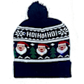 Miniatyrbild 1 av 5: 2024 NY LED Julhatt Kreativ Blinkande LED-ljus Stickad Hatt Snögubbe Vinter Varm Färg Stickad Mössa Julklapp 9