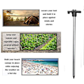 Miniatyrbilde 8 av 8: Store teltplugger, kraftige stormsikre rustfrie teltplugger – Galvanisert stål, hardt underlag, 8 stk, 25 cm, ideelle for steinete underlag