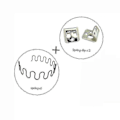 Miniatyrbilde 3 av 4: Erstatningsfjærer for sofastol møbler med klips, 40cm 45cm 50cm 55cm 60cm c20241122710 65cm