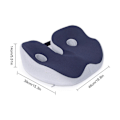 Miniatyrbild 2 av 5: Outfany Ergoseat, Hilipert Ergoseat, Hilipert Memory Foam Sittdyna, Snabb Leverans Black