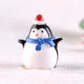 Miniatyrbilde 3 av 4: Desktop Pingvin Ornamenter Leke DIY Mikrolandskap Pingvin Miniatyr Jul