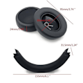 Miniatyrbild 5 av 5: Öronkuddar i Memory Foam Öronkuddar Huvudband För Xbox Series Trådlöst Headset Earpads