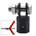 Miniatyrbilde 2 av 3: Sakseløfteradapter 1/2 tomme for bruk med 1/2 tomme driv eller muttertrekker for Rw