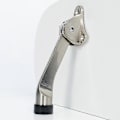 Miniatyrbilde 1 av 5: Kickdown Dørstopp Premium Holder Dørstopp Heavy Duty Metall Stativ For Hjem Tyngre Dør Brushed Silver