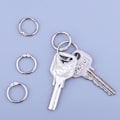 Miniatyrbillede 5 af 8: 100 stk. Binder Ringe, Løse Blade Binder Ringe, Bog Ringe, Metal Bindingsringe til Papirer, Flash Cards, Index Cards, Ringbind, Kontor, Skole, Hjem 0.75 Inch/19mm