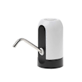 Pikkukuva 1 / 5: Vesipumppu karaffeille ja pulloille, USB-lataus ja hana, kahdella koolla White1975