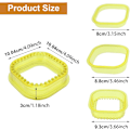 Miniatyrbild 2 av 8: Sandwich-skärare och -förslutare 3 st Sandwich Maker Bröd Sandwich Maker Form Crustless Peanut Butter Jelly Sandwich Press DIY Kakform för barn