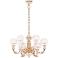 Miniatyrbilde 1 av 5: Miniatyr Taklampe Simuleringslampe 1/12 Skala Miniatyr Lampe Mini Hus Krone