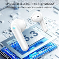 Miniatyrbilde 3 av 7: Trådløse Bluetooth-hodetelefoner, Bluetooth 5.3-øretelefoner, 48 timer HiFi-stereo, støyreduksjon, USB-C hurtiglading