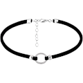 Miniatyrbillede 1 af 5: Sort Choker til Kvinder, Justerbar Sort Velvet Choker, Boheme Gotisk Choker til Kvinder, Halloween Jul Nytårs Smykkegave til Piger Kvinder