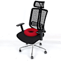 Miniatyrbilde 3 av 6: Stolputer Donutputer / Hemorroideputer Med Pumpe Hemorroideputer Sittepute For Hemorroider, Graviditet Og Prostata Navy blue