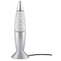 Miniatyrbillede 2 af 4: Lava lampe med glitter, skinner i flere forskellige farver Sølv