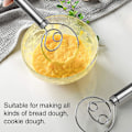 Miniatyrbillede 2 af 5: Dansk Dejpisker, 2-pak Premium Rustfrit Stål Hollandsk Piskeris, Stor Håndmixer Artisan Blender Fo