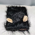 Miniatyrbild 3 av 4: Realistsik & Rolig Lejonman för Hundar - Husdjurskläder Lejonman Hund Cosplay Kostymer med Öron Fancy Dress Up för S/M/L Hundar Black M