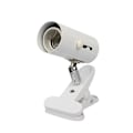 Miniatyrbillede 1 af 5: Reptil Lampe med UVB + UVA, Clip-on Keramisk Holder til Skildpadde Solbadning og Opvarmning, Firben Belysning White A2