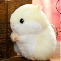 Pikkukuva 1 / 5: Söpö Hamsteri Avaimenperä Laukku Riipus Pehmolelu Cream Color