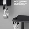 Miniatyrbilde 3 av 7: Justerbart Hodetelefonstativ: Hodetelefonstativ Svart_2 Pakning Black_2 Pack