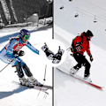 Miniatyrbild 4 av 4: Skidhandskar Snowboardhandskar, Vattentäta Varma Vinterhandskar, Köldtåliga Touchscreen-handskar för Snö Gray L