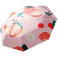 Miniatyrbillede 1 af 3: Kompakt Rejseparasol Kreativ Parasol Foldbar Solparasol Kvinders Solparasol Rejseparasol