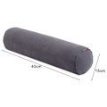 Pikkukuva 5 / 5: Pyöreä niskatyyny, niskakipu, memory foam, niskatyyny, sänky, pyöreä niskatyyny, lieriömäinen vyötärö- ja jalkatyyny Light Grey