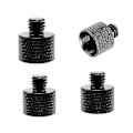 Miniatyrbild 3 av 5: 8 st Mikrofontrådsadapter 5/8 Adaptermutter 1/4 till 3/8 Mikrofontillbehör - Svart