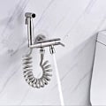 Miniatyrbillede 5 af 9: Forår Fleksibel Bruseslange, ABS Fleksibel Teleskopisk Bruseslange, Badeværelse Spiral Fleksibel Bruseslange til Toilet Hane, Bidet Sprøjte, Håndbruser - 3M Grey