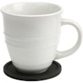 Miniatyrbillede 2 af 5: Drikkeunderlag Sæt med 6 Sorte - Runde Silikone Drikkeunderlag - Skridsikre Kaffe Øl Krus Hjem og Bar Øl Drikkeunderlag Drikkeunderlag Drikkeunderlag