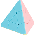 Miniatyrbilde 1 av 6: Pyramid Speed Cube - ABS Material Pyraminx Stickerless | Oppmuntre til læring Magic Cube | Flytende rotasjon Puslespill Twist | Visuell glede Puslespill Cube leketøy triangle