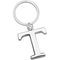 Miniatyrbilde 1 av 3: Nøkkelringbokstav - Initial Alphabet Key Ring Charm Bokstav T