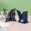 Miniatyrbilde 5 av 5: Øredobber Display Stativ 96 Hull Sommerfuglform Smykke Display Ørepropp Holder Hjem Dekor Forsyninger By Black - Blue