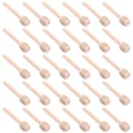 Miniatyrbilde 1 av 4: 30 stk Mini Honningdippere i Tre, 7,6 cm Server for Honningkrukke Dispensering Drypp Honning