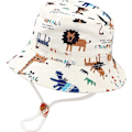 Miniatyrbild 1 av 6: Justerbar solhatt för barn, andningsbar strandhatt för pojkar och flickor Lion White