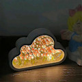 Miniatyrbild 4 av 5: DIY Tulpan Nattlampa, Moln Tulpan Spegel Nattlampa, Simuleringsblomma Sovrum-Excellens Pink A