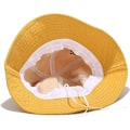 Miniatyrbild 2 av 4: Groda Bucket Hat Söt Bomull Bucket Solhatt Bred Brätte Fiskarehatt för Vuxna Kvinnor Flickor A3 Frog Yellow