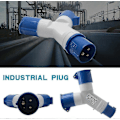 Miniatyrbillede 4 af 5: 2-stikkontakt Adapter 3-polet Stikdækssel 16a 220v Industriel Ip44 - Multi-stik Campingvogne/autocampere/både, Byggeplads, Stikkontakt Industriel Strøm